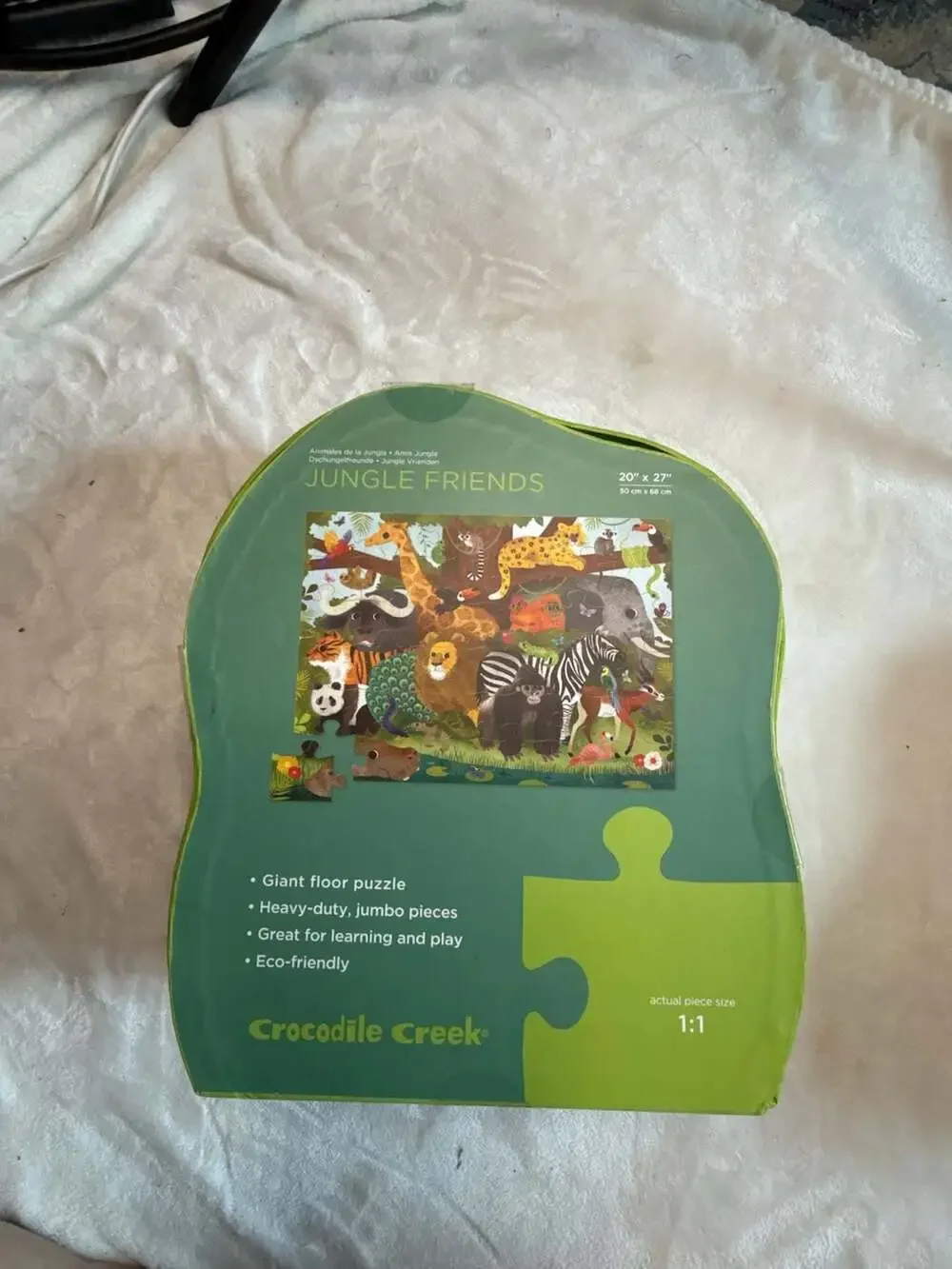 Crocodile Creek Jungle Friends 36-Piece Giant Floor Puzzle